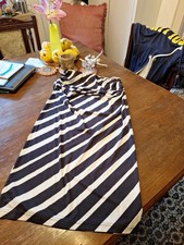 H&M, Damenkleid,  Bandeaukleid, Schwarz/Weiß,  Gr.XS