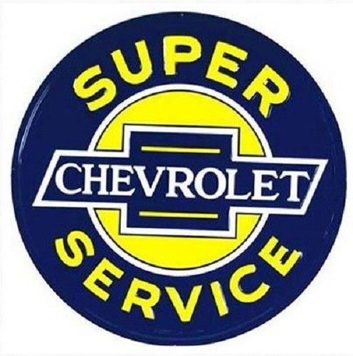 Chevrolet blechschild 60cm - chevrolet,