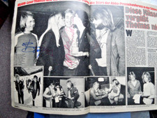 BRAVO Nr. 14/ 1979: 3 Signaturen von Abba handsigniert beim Silbernen OTTO