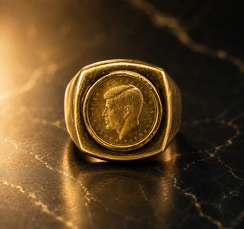 Vintage siegelring gold ring - vintage,