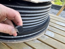 Moosgummi EPDM Vierkantprofil 10x12 mm Gummidichtung 50 Meter selbstklebend
