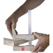 Klemmsia-Zwinge aus Weißbuchenholz Spannweite  200 mm Ausladung 110 mm