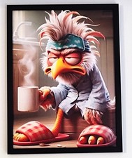 LEINWAND BILD, Vogel mit