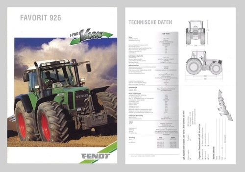 Fendt favorit vario 926 - fendt,
