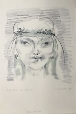 EMIL WACHTER Farblithographie