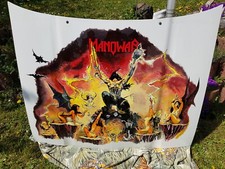 Unikat! Opel Manta B GSI Motorhaube m. handgearbeiteter Abbildung Manowar The...