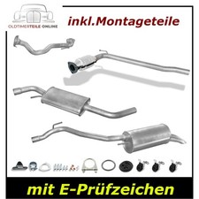 Auspuffanlage komplett mit kat - auspuffanlage,