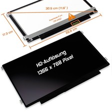 11,6" LED Display matt passend