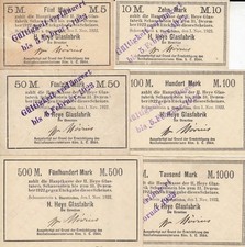 Schauenstein  kpl. Serie, mit Verlängerungsstempel ohne Druckfirma