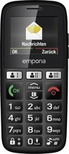 Emporia Handy HAPPY Großwahltasten Notruffunktion Quadband Schwarz B Ware