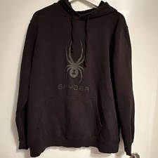 Spyder Hoodie L Schwarz