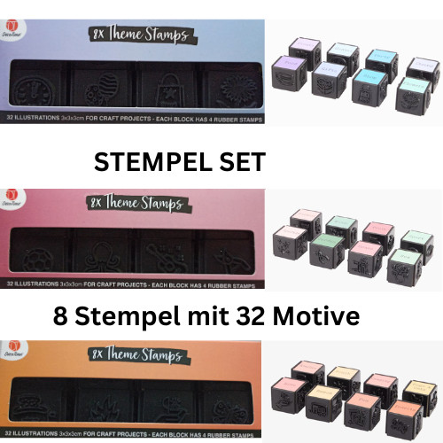 Stempel set stück mit 32 - stempel,