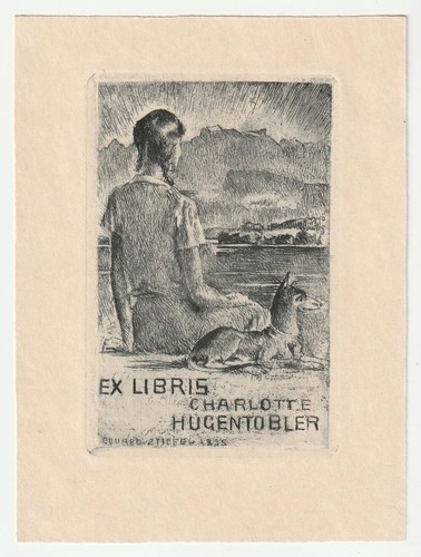 Eduard stiefel exlibris für - eduard,