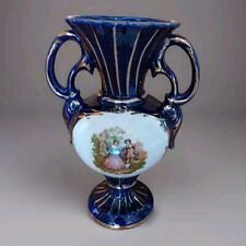 Vase, 31 cm, Kobaltblau,  Italien