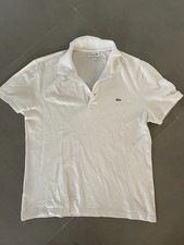 Herren Poloshirt Lacoste Gr. L Weiß