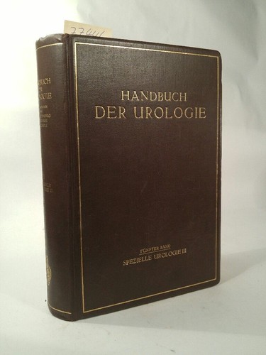 Handbuch der urologie band - handbuch,