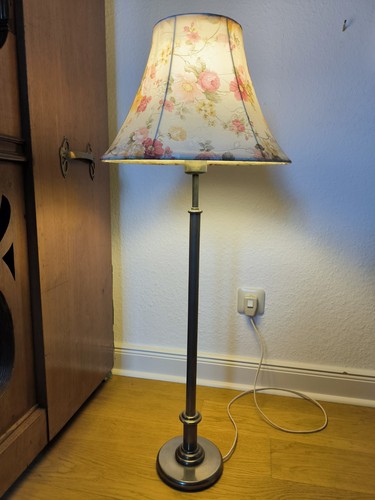 Vintage stehlampe floraler - vintage,