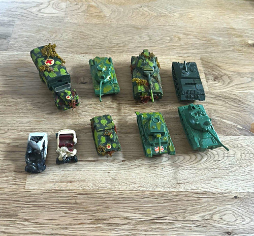 Militär modellautos konvolut - militär,