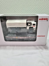 Märklin ho LKW auf DB Transporter, Einsatzf. der Johanniter Art. 48670