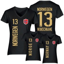 FanShirt NORWEGEN Trikot Damen