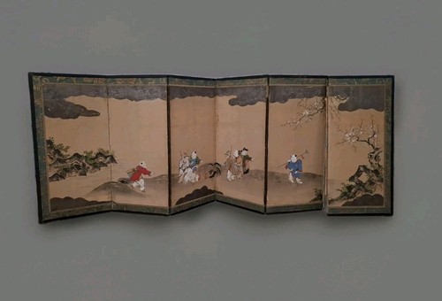 Japan byōbu paravent 6tlg - japan,