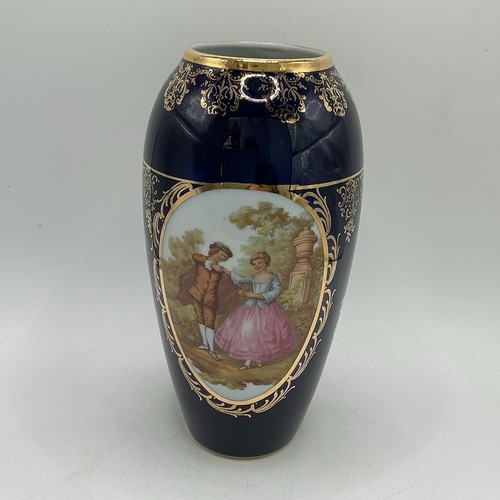 Limoges kobaltblau vergoldet - limoges, &
