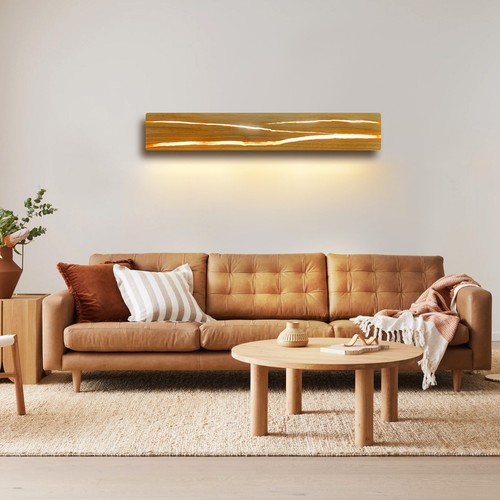 Led wandleuchte wandlampe holz - led,