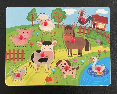 Kleinkind steckpuzzle bunt - kleinkind,