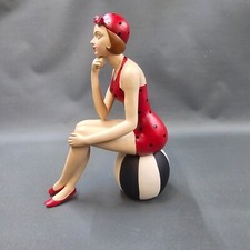 Große pinup badefrau deko - große,