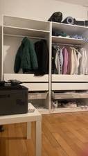 2 Ikea PAX Schränke weiß in sehr gutem Zustand 200x58x201