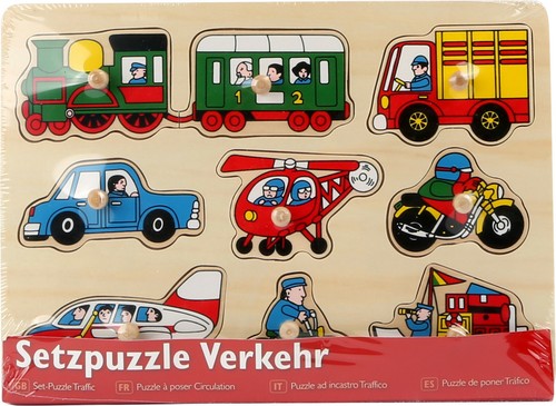 Holz puzzle fahrzeuge auto zug - holz,