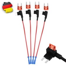 4stk KFZ MINI Autosicherungen Stromdieb Steck Sicherung Verteiler Stromabgreifer