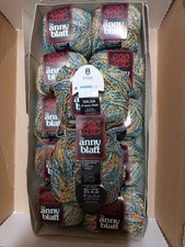 600g / 12x Salsa Anny Blatt Wolle tropique Fb. 572 Effektgarn selten OVP