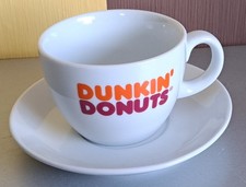 Dunkin Donuts Kaffeetasse / Kaffeepot mit Untertasse