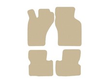 Beige Fußmatten Velour für