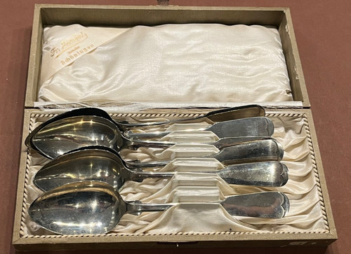 Antik 6er set suppenlöffel - antik,
