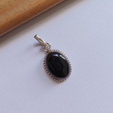 Schwarzer onyx 925 sterling - schwarzer,