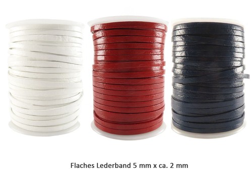Lederband flach 2 mm - lederband,