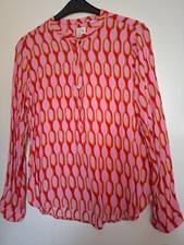 Damen Shirtbluse mit Knopfleiste, Marke Emily van den Bergh, Gr. 42/44,  - NEU -