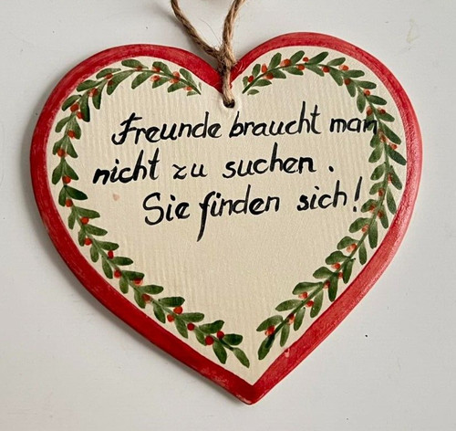 Herz deko landhaus keramik - deko,