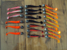 23 Jigköpfe 60-100g mit 4" Lunker City + Lieblingsköder 4/0 VMC Gummifische     