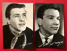 2 x DDR Schauspieler Foto AK 1957 GÖTZ GEORGE     ( 93189