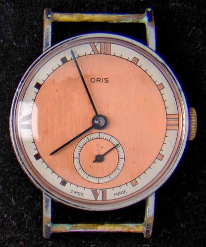 Oris copper tuxedo dial - copper,