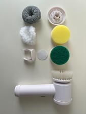 Magic Brush, elektrische Bürste, 5 in 1, weiß, wie scrubber