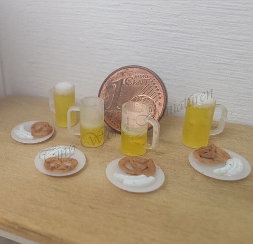 Weißwurst brezel und bier - weißwurst,,
