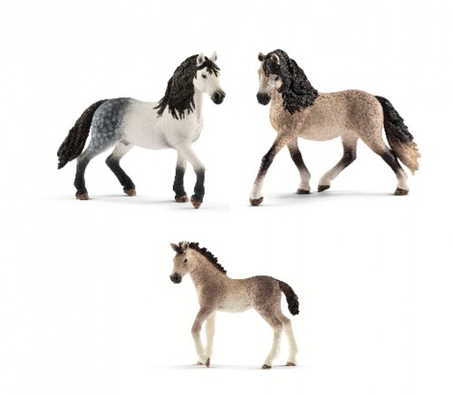 Schleich andalusier familie - -,