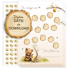 Belohnungstafel Bär