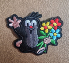 Kleiner Maulwurf Stickerei Patch Nähen Comic Bügelbild Kinder ZDF Sandmann