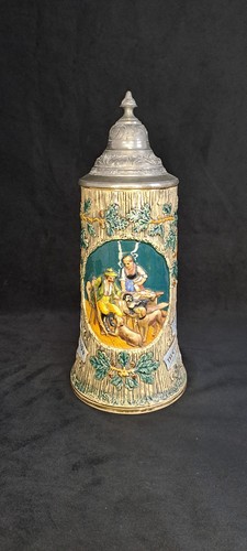 Alter bierkrug mit - bierkrug,
