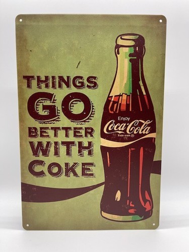Blechschild coca cola - blechschild,